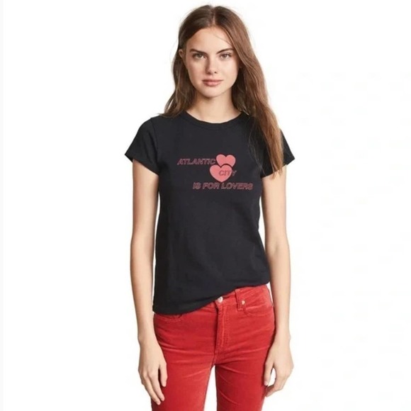 Rag & Bone Atlantic City Is For Lovers Tee Size Small - Picture 1 of 8